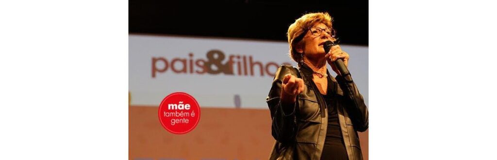 Melinda Blau em sua apresentação hoje no nosso seminário