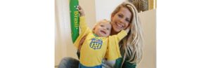 Karina Bacchi é uma das mães famosas que fazem parte do Baby Boom
