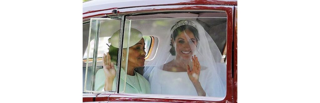 Meghan Markle com sua mãe Doria Ragland