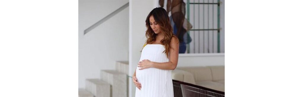 Sabrina está na 41ª semana de gestação