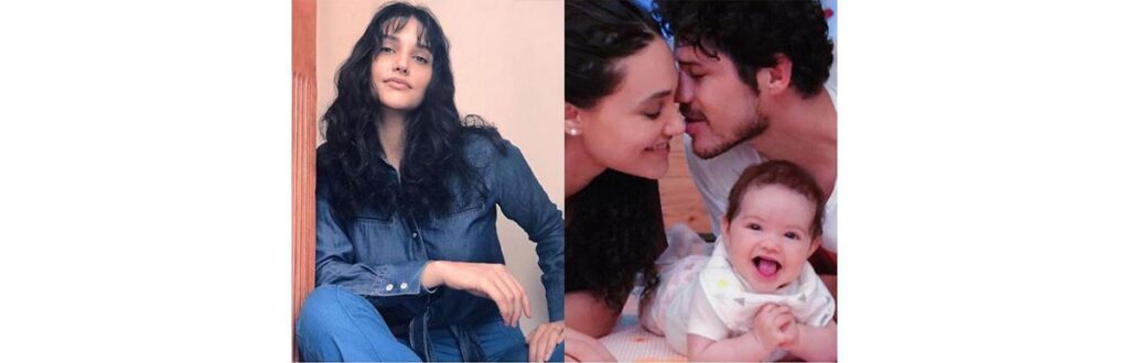 A atriz e a filha