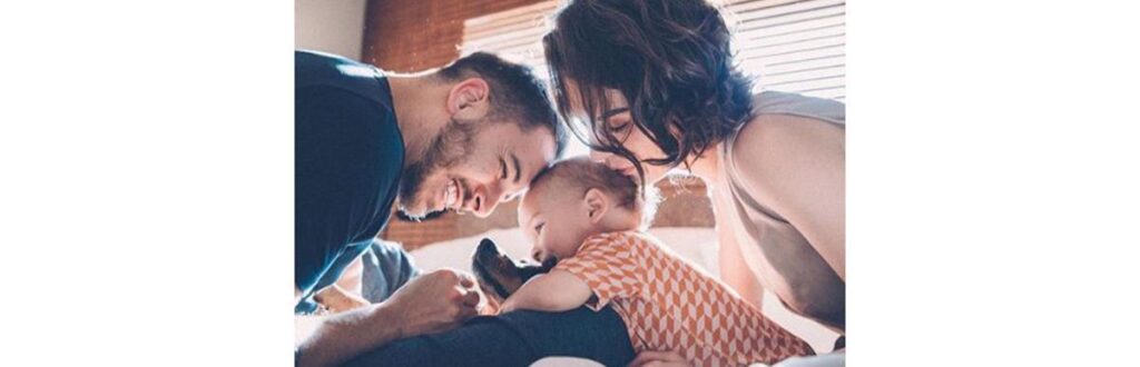 Mônica Benini, Júnior Lima e filho Otto