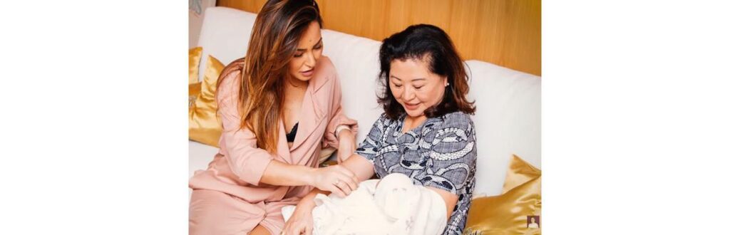 “Priminhos se olhando e cuidando. #Família”, escreveu Sabrina Sato.