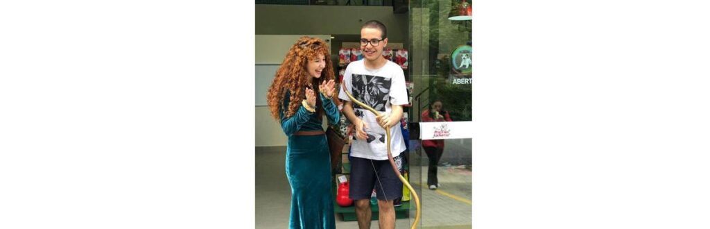 A felicidade no olhar!