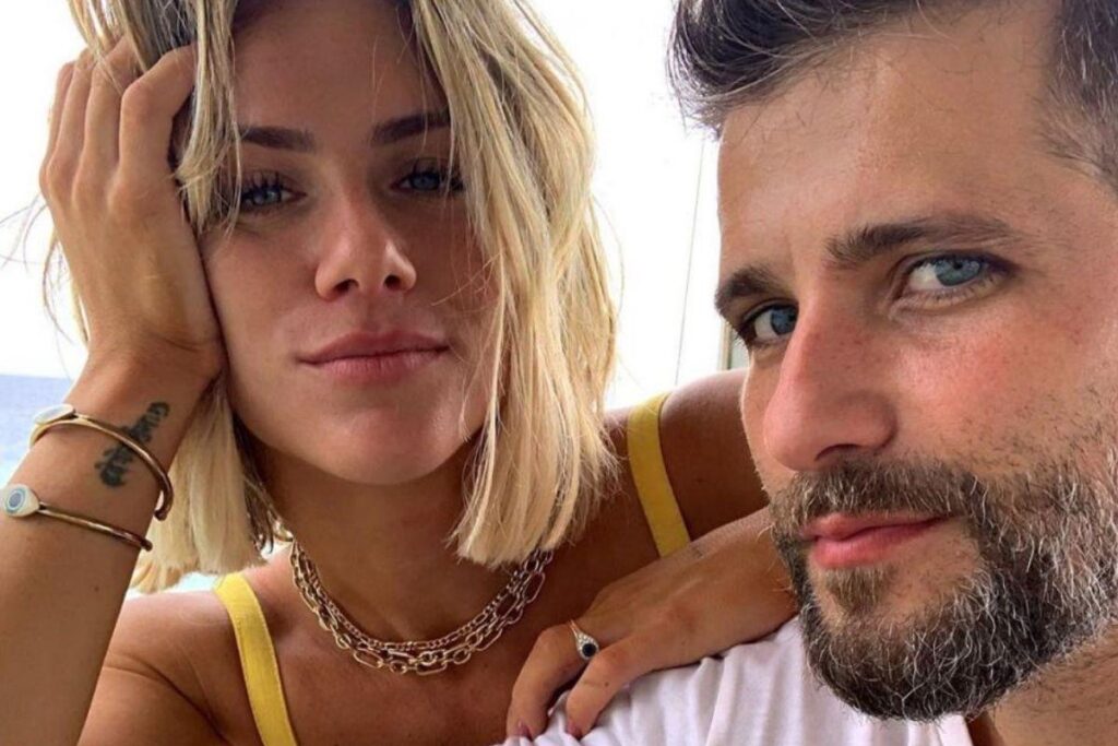 Bruno posta foto da mulher com barriga saliente na praia