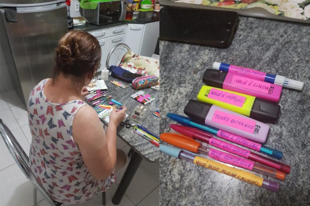 A mãe de Lili resolveu motivar os estudos da menina de um jeito bem criativo
