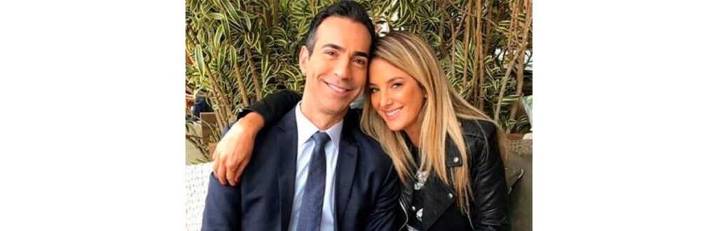Tici e César Tralli anunciaram a gravidez no fim de 2018