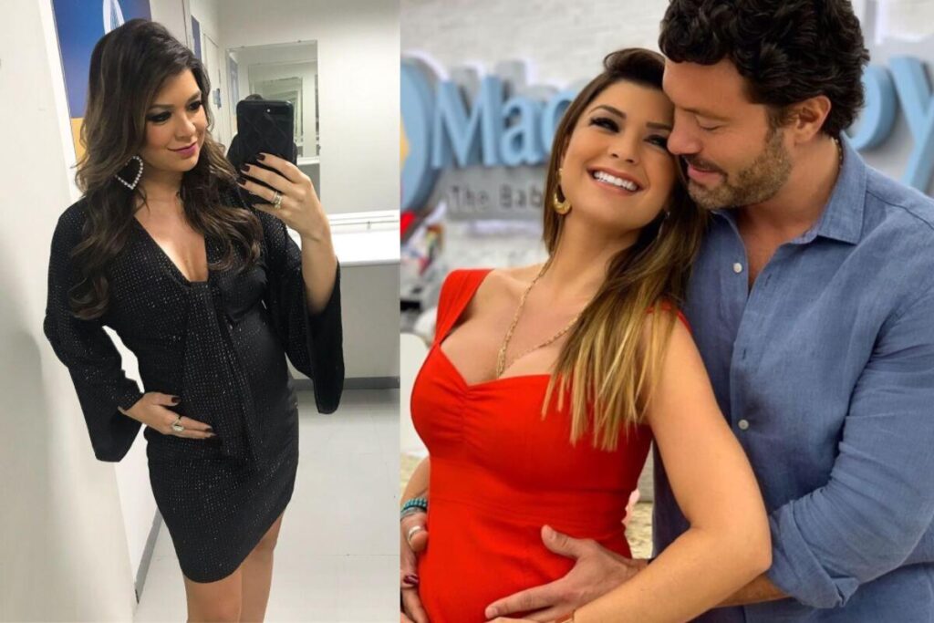 Vitória é a primeira filha do casal