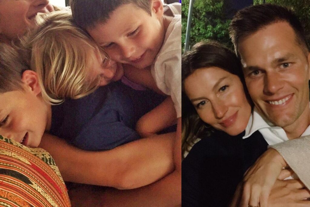 Tom Brady com filho