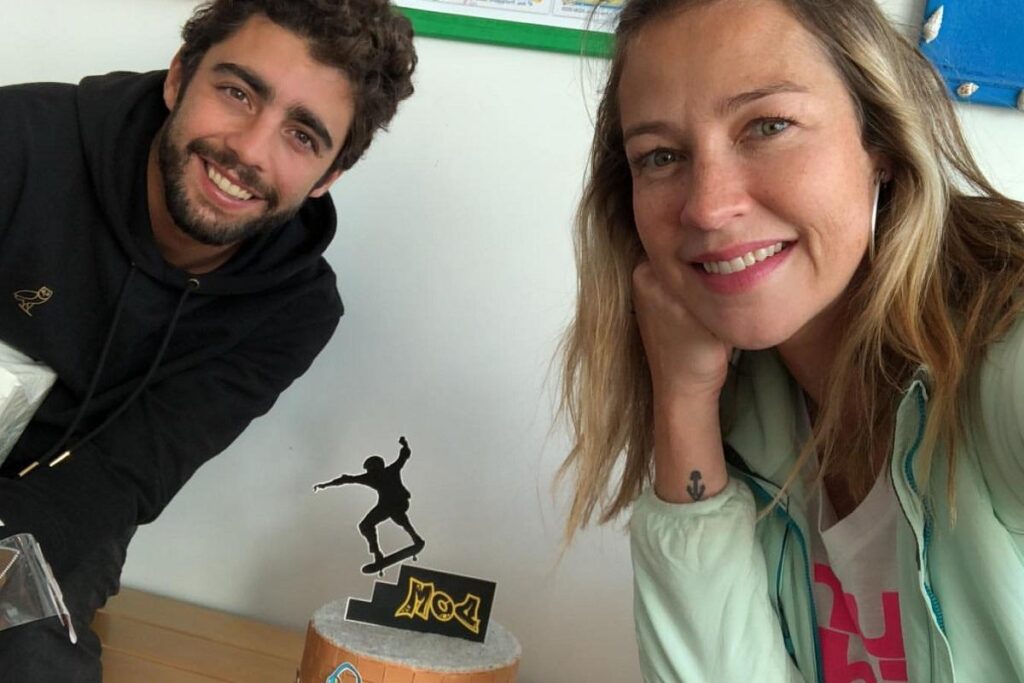 Luana Piovani com os filhos