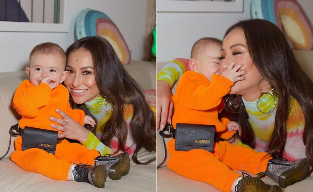 Sabrina Sato e Zoe estavam reorganizando as coisas em casa