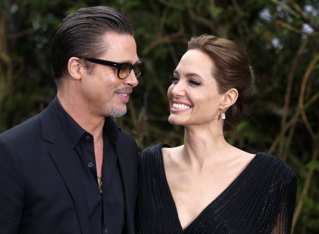 Angelina e os filhos