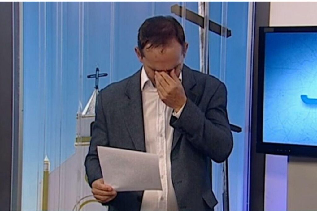 Ele não estava esperando pelo pedido