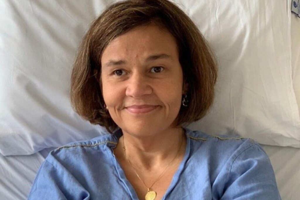 A atriz ainda está em recuperação