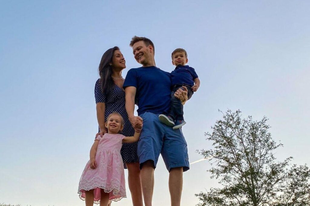 A família está aproveitando muito a aventura