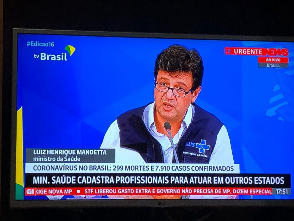 Já são mais de 9 mil casos confirmados de coronavírus e 359 mortes no Brasil