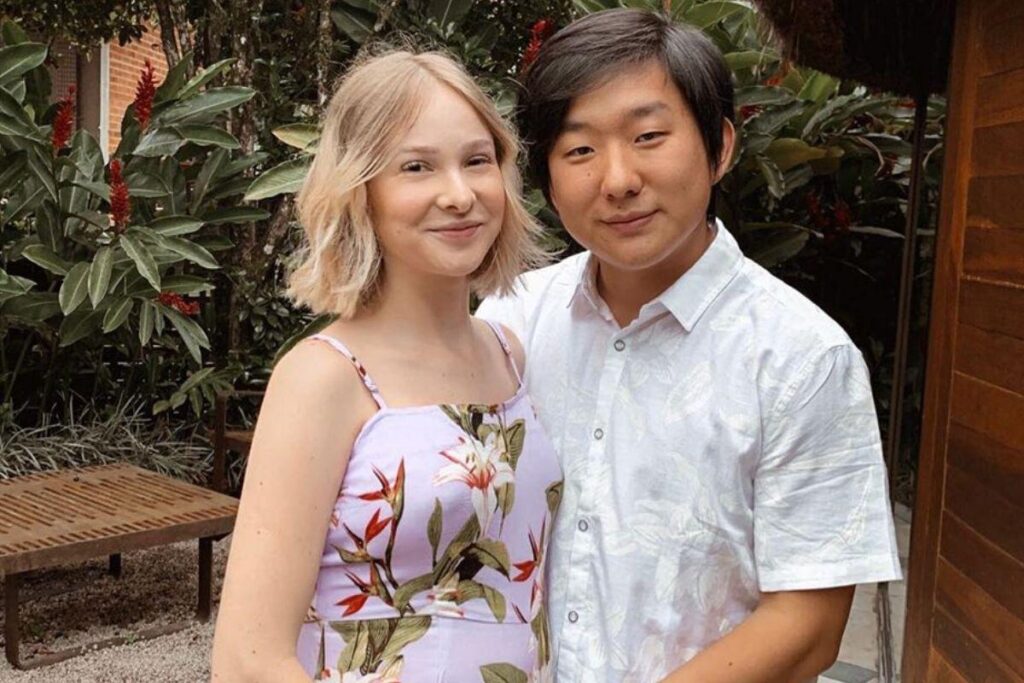 Sammy Lee e Pyong são pais de primeira viagem