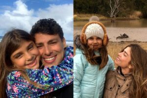 Filha de Grazi Massafera e Cauã Reymond recebe homenagem de aniversário dos pais