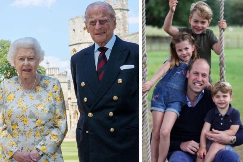 Rainha Elizabeth e Príncipe Philip, ela com 94 anos, e ele, com 99