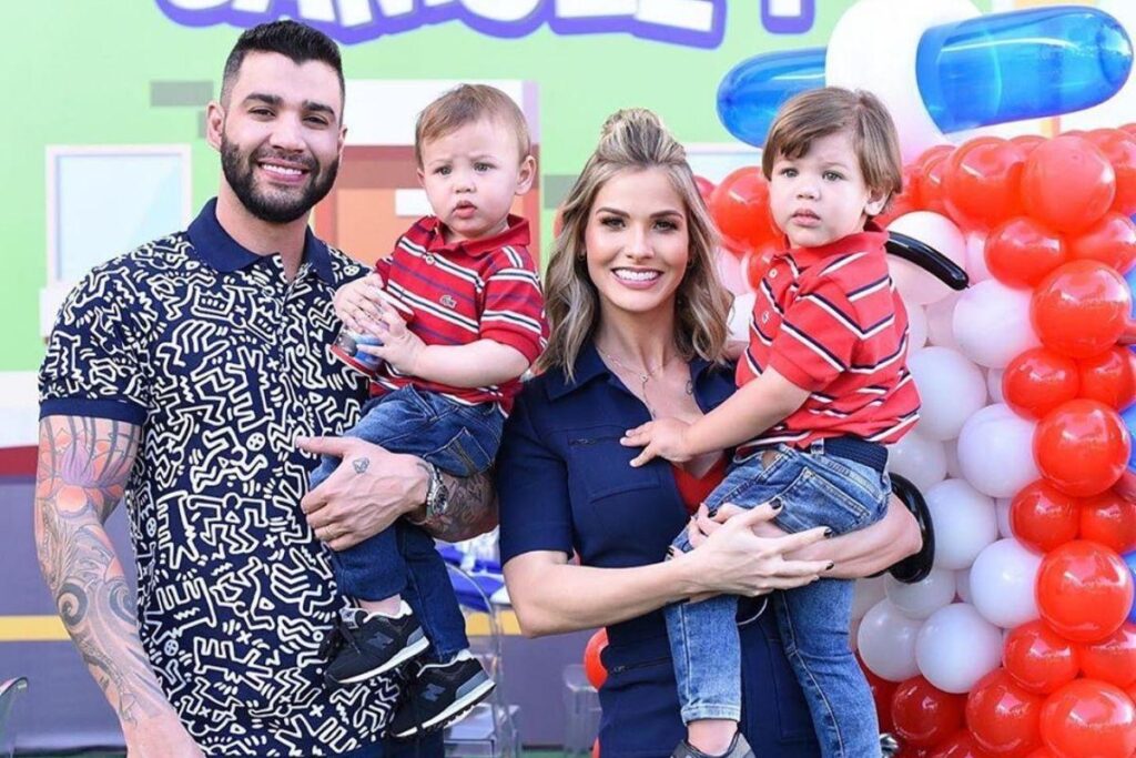 A família de Andressa foi grande empecilho para Gusttavo