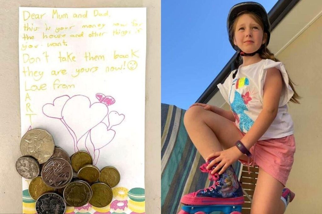A família estava tendo dificuldade em comprar a casa