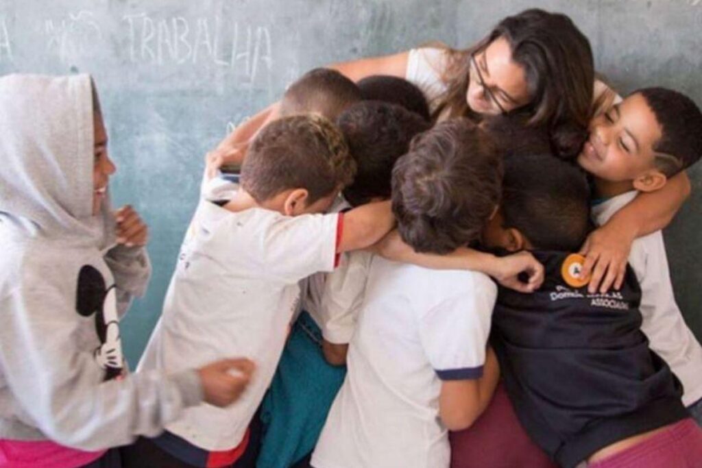 Ela pediu ajuda para amiga que desenvolve projeto social