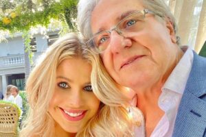 Karina Bacchi celebra reencontro com o pai após internação por Covid-19