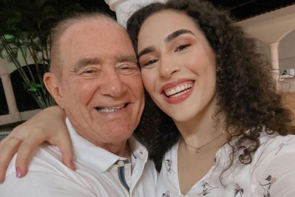 Renato Aragão com a filha, Livian