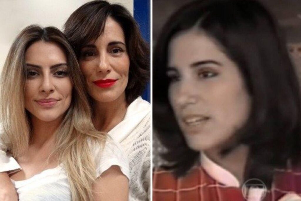 Glória Pires mostrou a cena de quando Cleo ainda era bebê