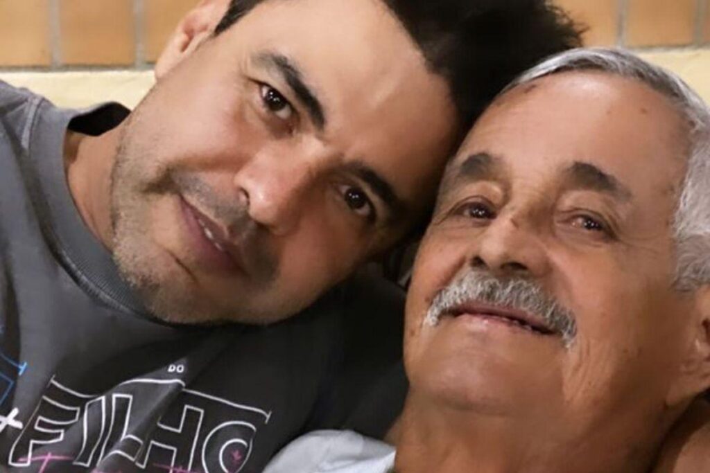 Zezé di Camargo se emociona ao ver vídeo antigo do pai