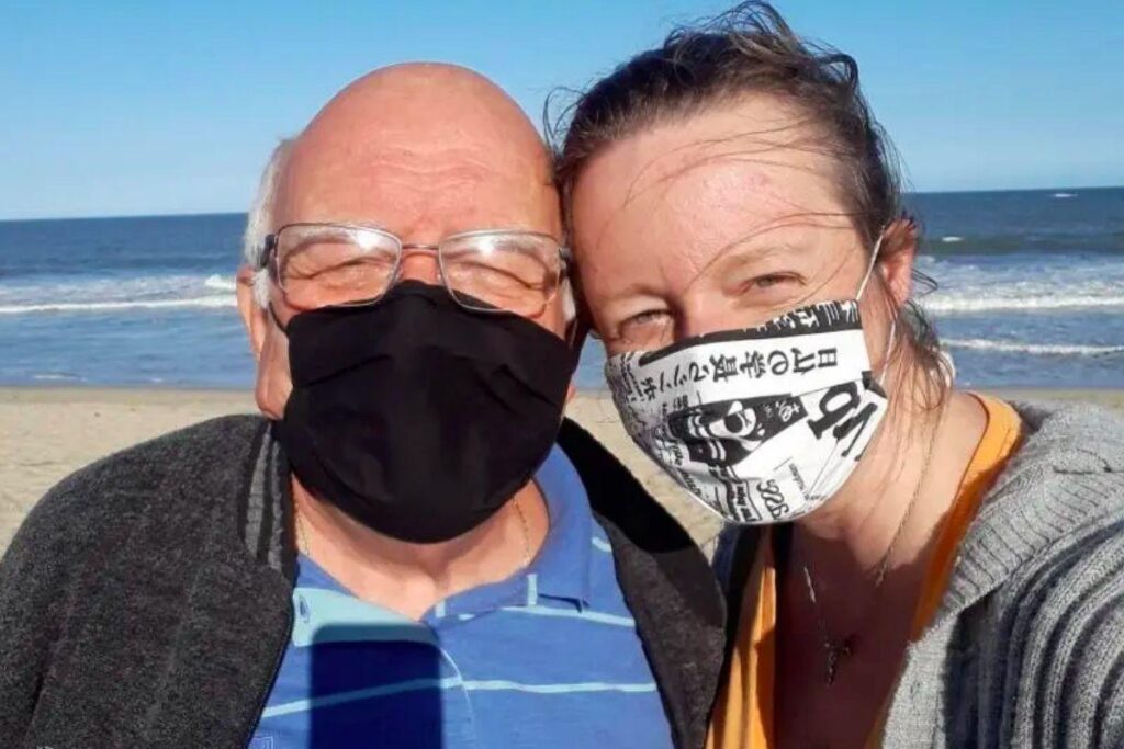 Filha escreveu carta emocionante ao pai que não resistiu à covid-19
