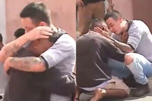 Pai consola homem que acidentalmente atropelou a filha e gesto viraliza