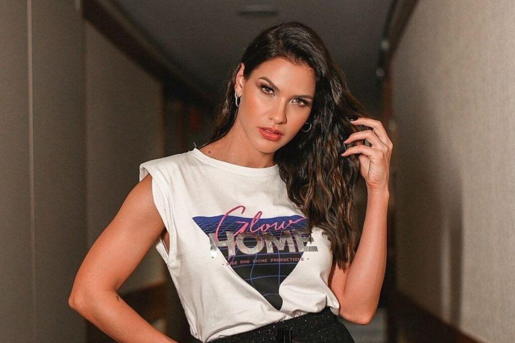Andressa Suita comenta escolhas de roupas dos filhos