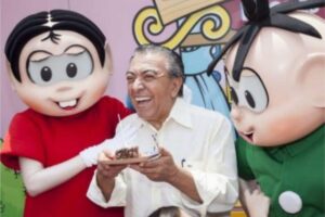 Mauricio de Sousa comemora aniversário de 1 ano do neto com foto fofa