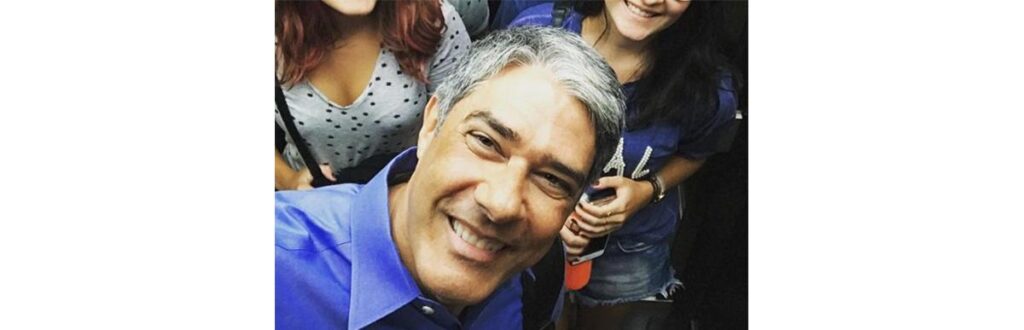 William Bonner e filhos