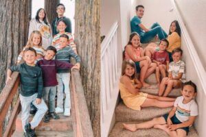 Casal adotou 7 irmãos que perderam os pais em um acidente de carro