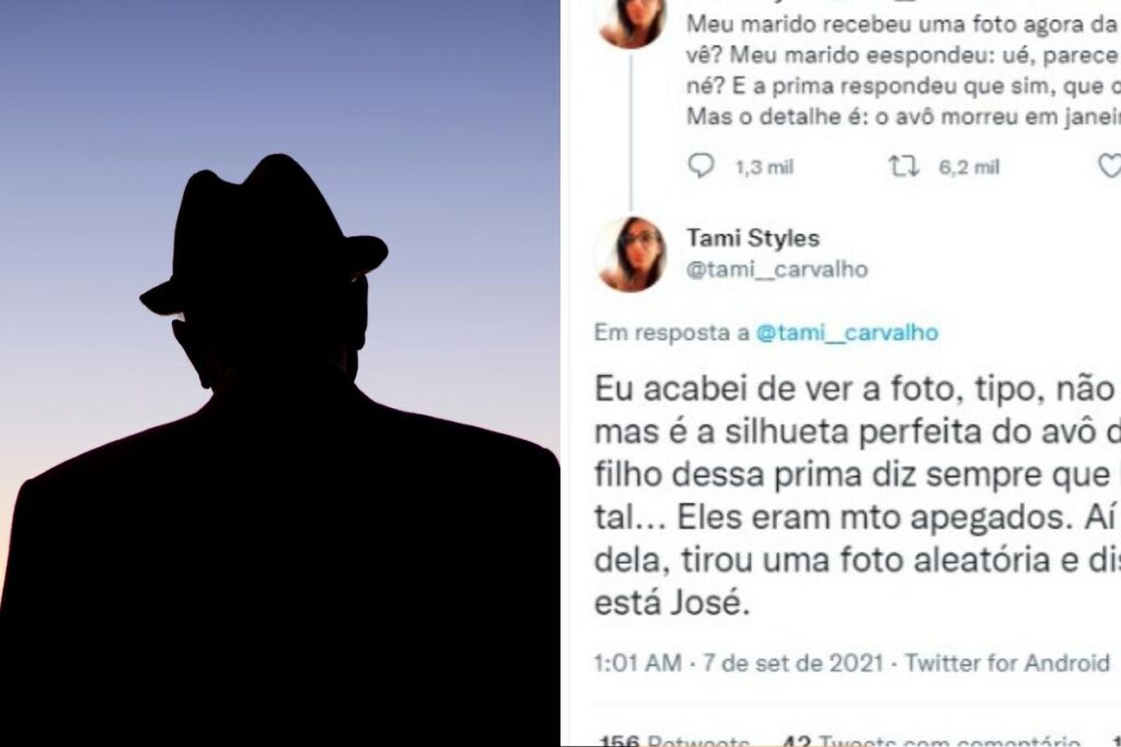A mulher contou a história no aplicativo do Twitter