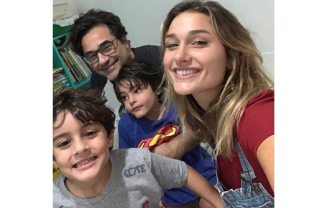 Luciano Szafir publica foto dos filhos no Dia das Crianças, sendo uma deles Sasha Meneghel