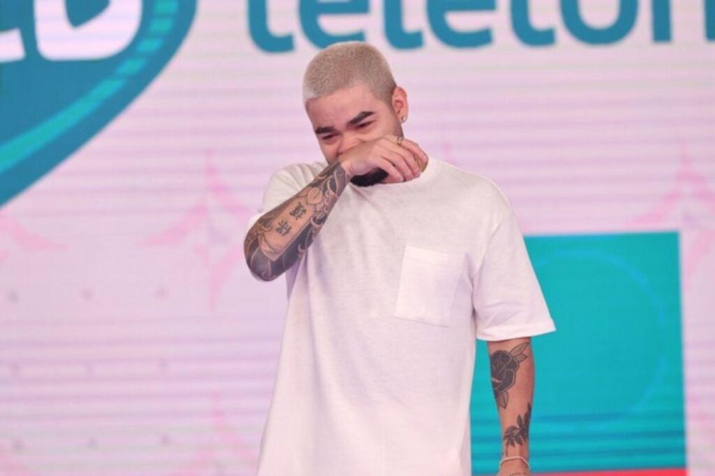 Yudi não segurou as lágrimas ao falar sobre o pai no Teleton 2021