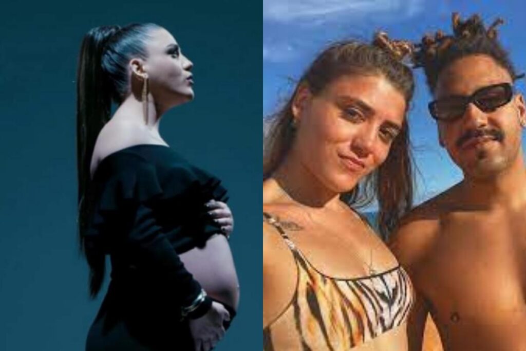 Cynthia Luz e Froid anunciaram o nascimento da filha, Helena