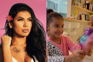 A filha de Pocah batizou a boneca nova de Luísa Sonza