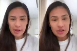 Simone mostrou que o anel não serve mais em Zaya