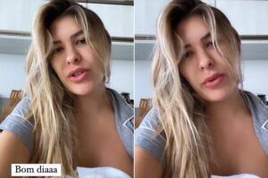 Lore Improta falou sobre o sono nessa fase de puerpério