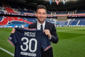 Messi e a família chegaram no evento cheios de estilo!