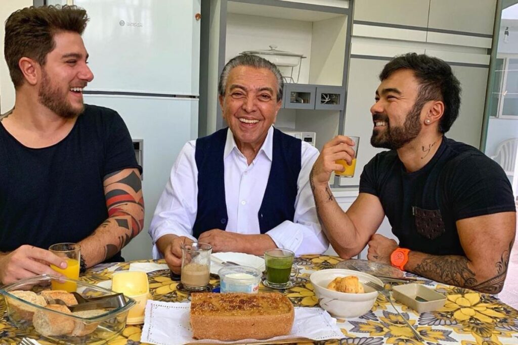 Maurício de Souza compartilha momento com o filho nas redes sociais