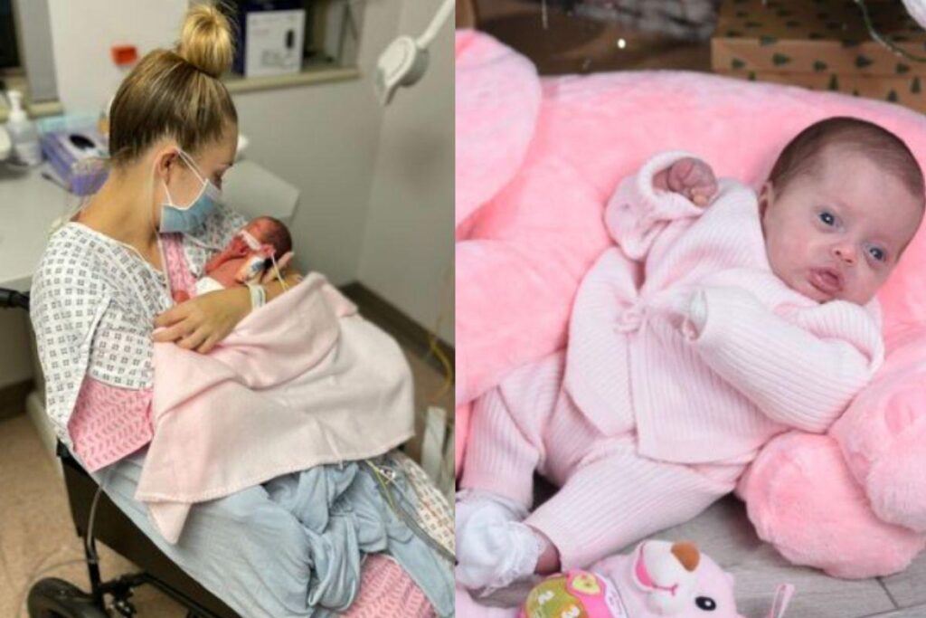 Bebê nasce com 27 semanas após mãe ter Covid-19