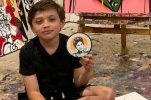 Andres está se destacando pela arte