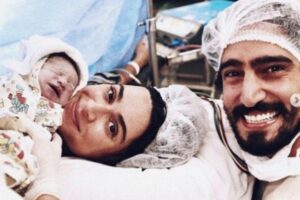 O ensaio fotográfico foi feito pelo próprio marido