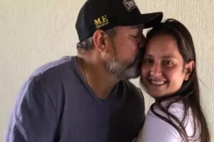 A tatuagem emocionou o pai