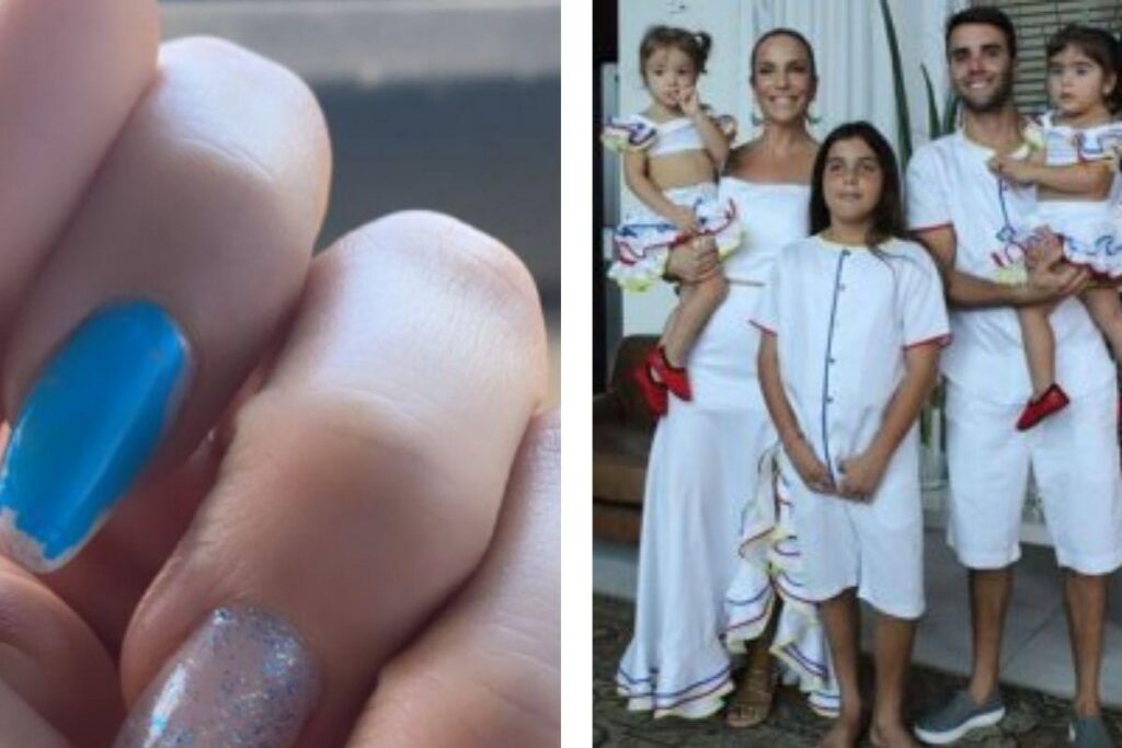Ivete mostrou as unhas pintadas no Instagram